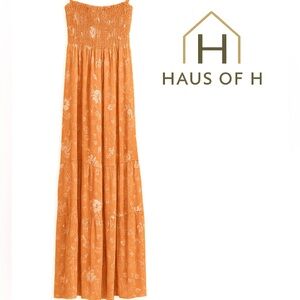 Ches femme from Dress up orange Floral Maxi Sundress medium